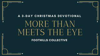 More Than Meets the Eye - 3 Day Christmas Devotional إنجيل يوحنا 6:14 كتاب الحياة