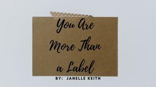 You Are More Than a Label 1 Timothy 1:7 Amplified Bible, Classic Edition
