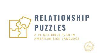 Relationship Puzzles Genesis 13:8-18 King James Version