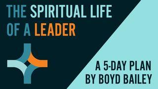 The Spiritual Life of a Leader Luke 13:8 New International Version (Anglicised)