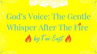 God’s Voice: The Gentle Whisper After The Fire Mark 4:25 New American Bible, revised edition