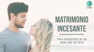 Matrimonio Incesante 1 Corintios 13:13 Nueva Versión Internacional - Español