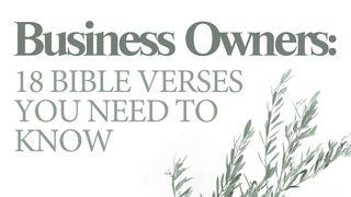Business Owners: 18 Bible Verses You Need to Know 1 Timothy 5:18 New International Version