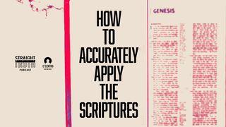 How to Accurately Apply the Scripture Deuteronomy 31:5-6 American Standard Version