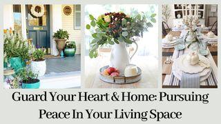 Guard Your Heart & Home: Pursuing Peace in Your Living Space Santiago 3:10-12 Nueva Versión Internacional - Español