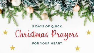 Quick Christmas Prayers for Your Heart Psalms 119:15 New International Version