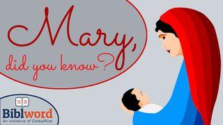 Mary, Did You Know? Luke 2:41-52 New International Version