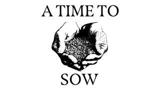 A Time to Sow: Part 2 Matthew 13:39 New International Version