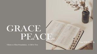Grace & Peace Jeremiah 1:5 Holman Christian Standard Bible