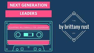 Next Generation Leadership Hebrews 10:35 New International Version