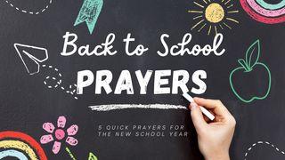 Back to School Prayers Salmi 91:9 Nuova Riveduta 2006