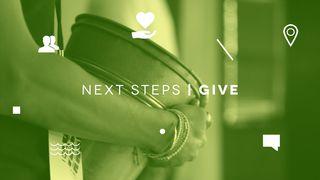 NEXT STEPS: Give Malachi 3:10 English Standard Version 2016