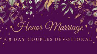 Honor Marriage Послание к Евреям 13:4-6 Синодальный перевод