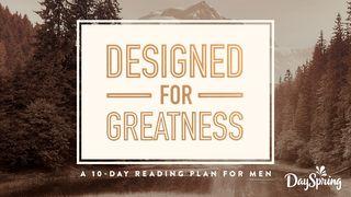 Designed for Greatness: A 10-Day Bible Plan for Men S. Lucas 5:17-25 Biblia Reina Valera 1960