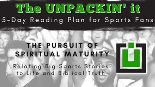 UNPACK This...The Pursuit of Spiritual Maturity Եբրայեցիներին 5:14 Նոր վերանայված Արարատ Աստվածաշունչ