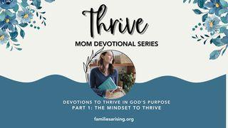 THRIVE Mom Devotional Series Part 1: The Mindset to Thrive Ephesians 6:10-17 English Standard Version 2016