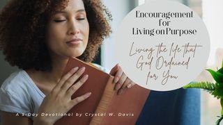Encouragement for Living on Purpose: Living the Life That God Ordained for You a 5-Day Devotional by Crystal W. Davis ԵՐԵՄԻԱ 1:12 Նոր վերանայված Արարատ Աստվածաշունչ