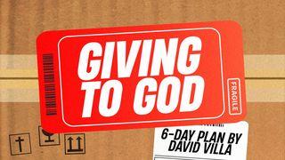 Giving to God Psalm 24:1-2 English Standard Version 2016