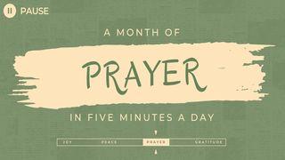 Pause: A Month of Prayer in Five Minutes a Day Luke 21:36 Amplified Bible, Classic Edition