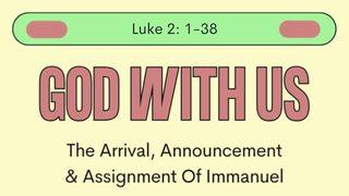 God With Us Luke 2:11 New Living Translation