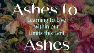 Ashes to Ashes: Learning to Live Within Our Limits This Lent Ecclesiastes 7:2-3 New Living Translation