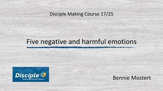 Five Negative and Harmful Emotions John 8:31-58 New International Version