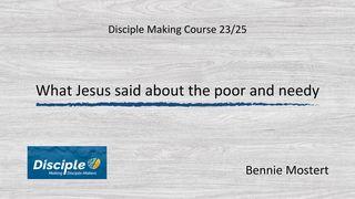 What Jesus Said About the Poor and Needy Isaiah 58:10 New Living Translation