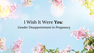 I Wish It Were You: Gender Disappointment in Pregnancy Psalm 127:3-5 King James Version