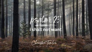 Psalm 23 | I Shall Not Want Salmi 84:10 Nuova Riveduta 2006