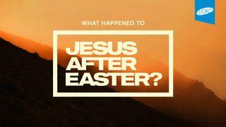 What Happened to Jesus After Easter? Acts 1:10 Holman Christian Standard Bible