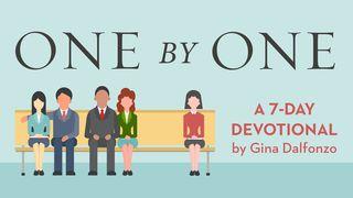 One By One: A 7-Day Devotional By Gina Dalfonzo Romans 15:7 New Living Translation
