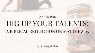Dig Up Your Talents: A Biblical Reflection on Matthew 25 Matthew 25:19 New International Version
