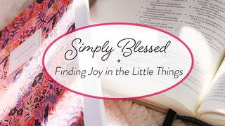 Simply Blessed—Finding Joy In The Little Things Isaiah 40:30-31 New International Version