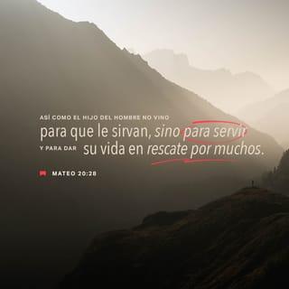 S. Mateo 20:28 RVR1960