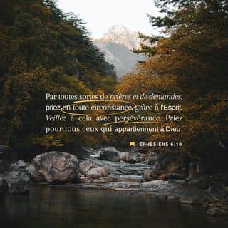 Éphésiens 6:18 PDV2017