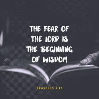 Proverbs 9:10-11 - “The fear of the LORD is the beginning of wisdom,
And the knowledge of the Holy One is understanding.
For by me your days will be multiplied,
And years of life will be added to you.