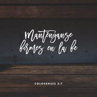 Colosenses 2:6-7 RVR1960