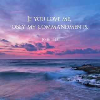 John 14:15 - “If you love me, obey my commandments.