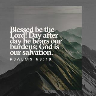 Psalm 68:19 - Blessed be the Lord,
Who daily loadeth us with benefits, even the God of our salvation. Selah.