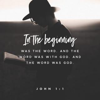 John 1:1-3 - In the beginning was the Word, and the Word was with God, and the Word was God. He was in the beginning with God. All things were made through him, and without him was not any thing made that was made.