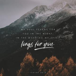 Isaiah 26:9 NCV