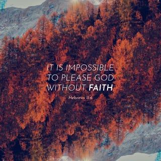 Hebrews 11:6 - But without faith it is impossible to please and be satisfactory to Him. For whoever would come near to God must [necessarily] believe that God exists and that He is the rewarder of those who earnestly and diligently seek Him [out].