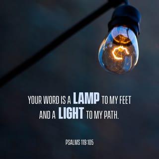 Psalms 119:105-128 - Your word is a lamp for my feet,
a light on my path.
I have taken an oath and confirmed it,
that I will follow your righteous laws.
I have suffered much;
preserve my life, LORD, according to your word.
Accept, LORD, the willing praise of my mouth,
and teach me your laws.
Though I constantly take my life in my hands,
I will not forget your law.
The wicked have set a snare for me,
but I have not strayed from your precepts.
Your statutes are my heritage forever;
they are the joy of my heart.
My heart is set on keeping your decrees
to the very end.

I hate double-minded people,
but I love your law.
You are my refuge and my shield;
I have put my hope in your word.
Away from me, you evildoers,
that I may keep the commands of my God!
Sustain me, my God, according to your promise, and I will live;
do not let my hopes be dashed.
Uphold me, and I will be delivered;
I will always have regard for your decrees.
You reject all who stray from your decrees,
for their delusions come to nothing.
All the wicked of the earth you discard like dross;
therefore I love your statutes.
My flesh trembles in fear of you;
I stand in awe of your laws.

I have done what is righteous and just;
do not leave me to my oppressors.
Ensure your servant’s well-being;
do not let the arrogant oppress me.
My eyes fail, looking for your salvation,
looking for your righteous promise.
Deal with your servant according to your love
and teach me your decrees.
I am your servant; give me discernment
that I may understand your statutes.
It is time for you to act, LORD;
your law is being broken.
Because I love your commands
more than gold, more than pure gold,
and because I consider all your precepts right,
I hate every wrong path.