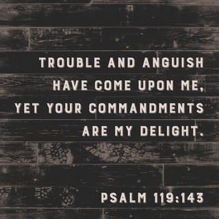 Psalms 119:143 NCV