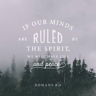 रोमी 8:6 - किनभने, पापमय स्‍वभावमा मन लगाउनुचाहिँ मृत्‍यु हो, तर पवित्र आत्‍मामा मन लगाउनु जीवन र शान्‍ति हो।
