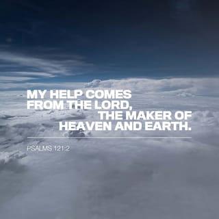 Psalms 121:2 - My help comes from the LORD,
who made heaven and earth!