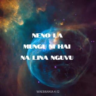 Waebrania 4:12-13 BHN