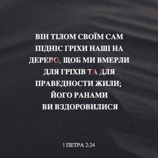 1-е Петра 2:24 UBIO