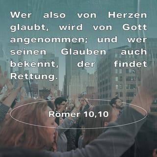 Römer 10:9-10 HFA