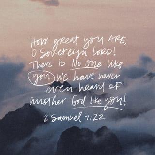 2 Samuel 7:22 NCV